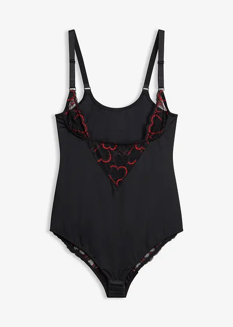 Body med spets och l&auml;tt formande effekt, bonprix