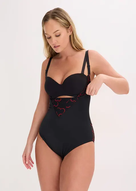 Body med spets och l&auml;tt formande effekt, bonprix