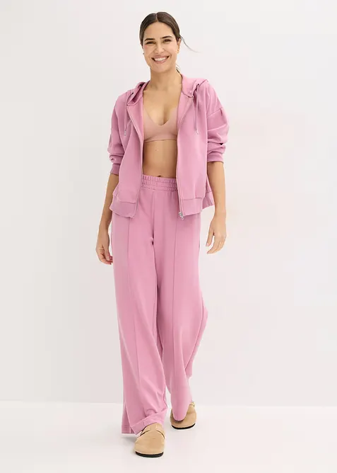 Munkjacka och byxa i stabil trik&aring;, bonprix