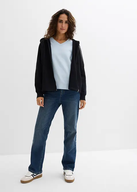 Topp i stabil jersey av ekologisk bomull (2-pack), bonprix