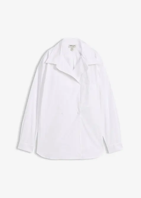 L&aring;ng blus av bomull, bonprix