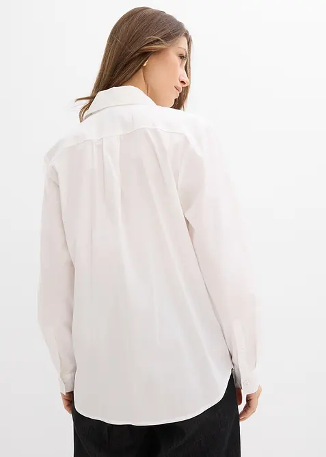 L&aring;ng blus av bomull, bonprix