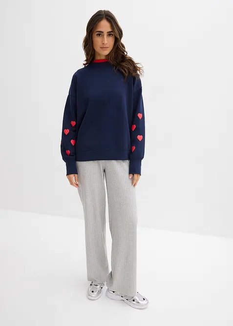 Sweatshirt i bomullsmix, bonprix