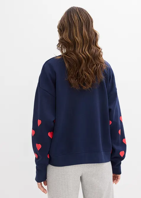 Sweatshirt i bomullsmix, bonprix