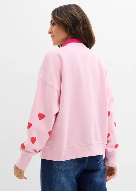 Sweatshirt i bomullsmix, bonprix