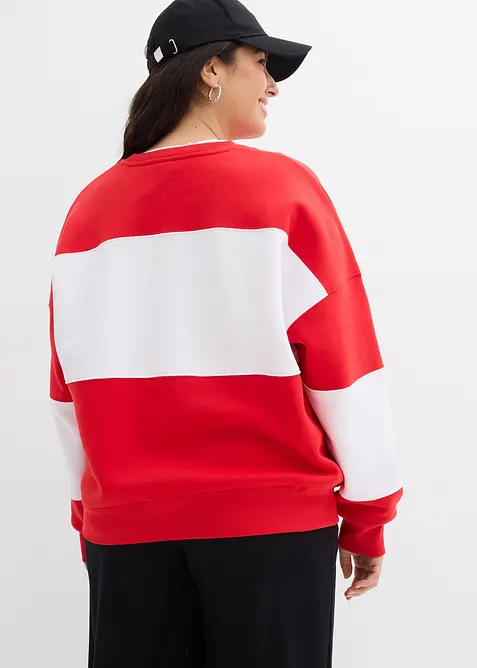 Oversizesweatshirt i mjuk bomullsmix, bonprix