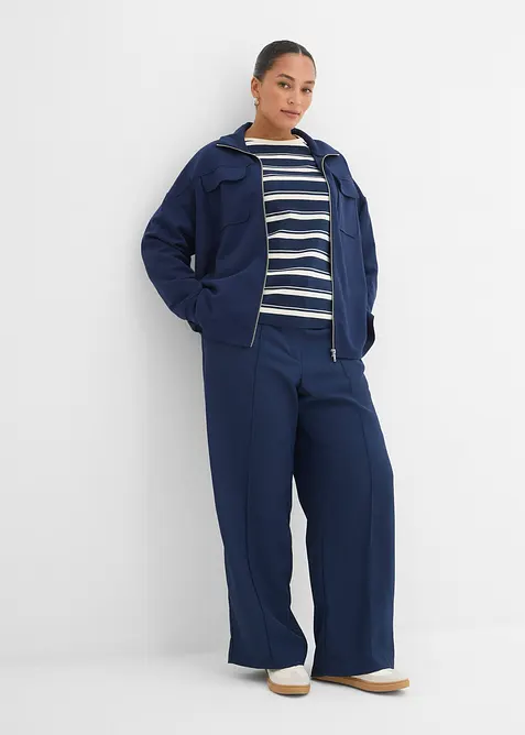 L&aring;ng&auml;rmad topp av stabil jersey, bonprix