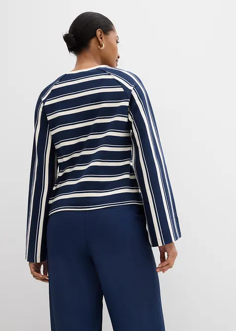 L&aring;ng&auml;rmad topp av stabil jersey, bonprix