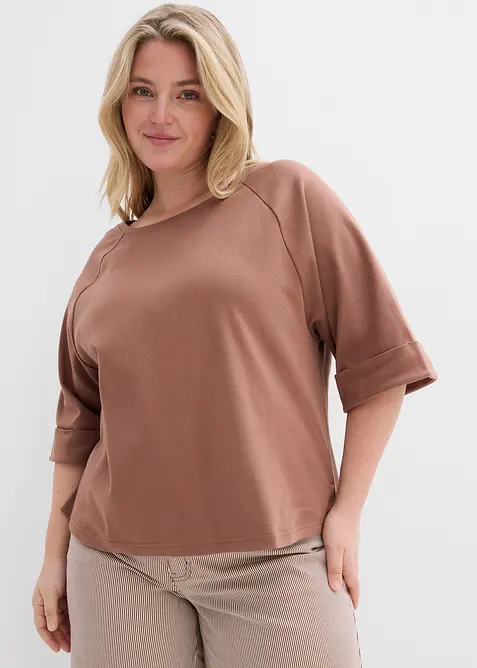 Raglantopp av stabil, ekologisk bomull, bonprix