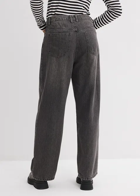 Jeans med Wide Leg och High Waist, bonprix