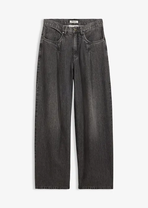 Jeans med Wide Leg och High Waist, bonprix