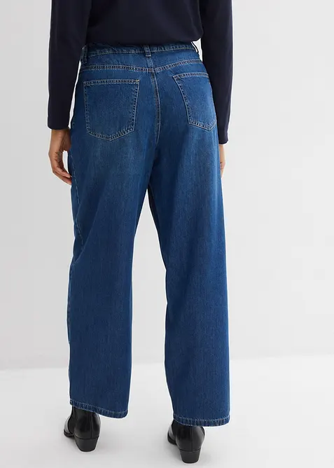 Jeans med Wide Leg och High Waist, bonprix