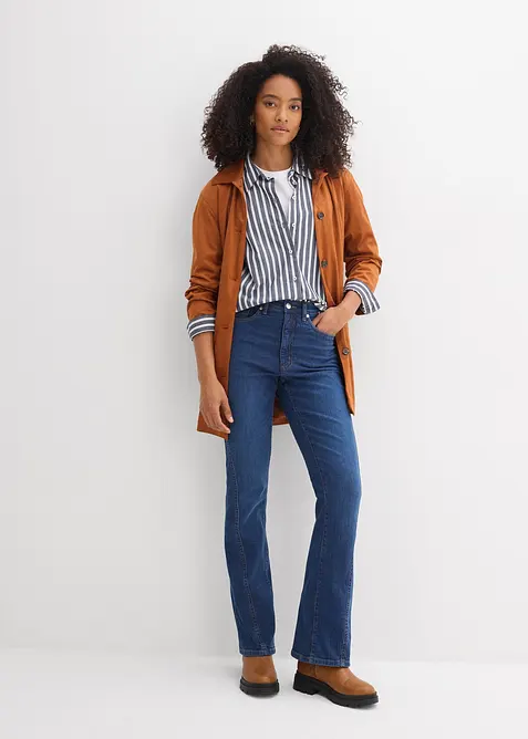Bootcut-jeans med High Waist, bonprix