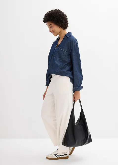 Culottebyxa av ekologisk bomull, bonprix