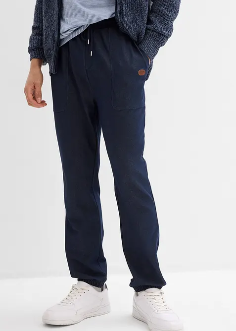 Joggingbyxa med denimlook, bonprix