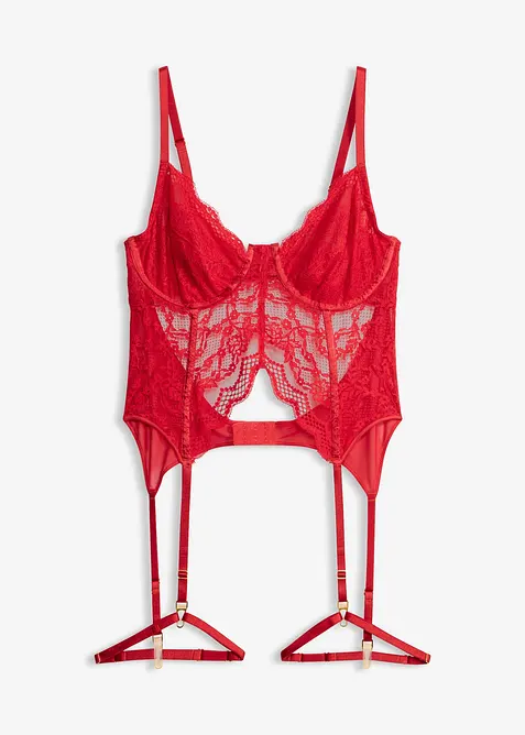 Korsett av skir spets, bonprix