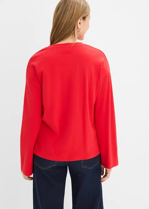 L&aring;ng&auml;rmad topp av tjockt bomullsmaterial, bonprix