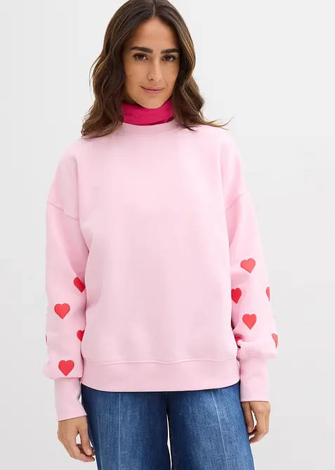 Sweatshirt i bomullsmix, bonprix