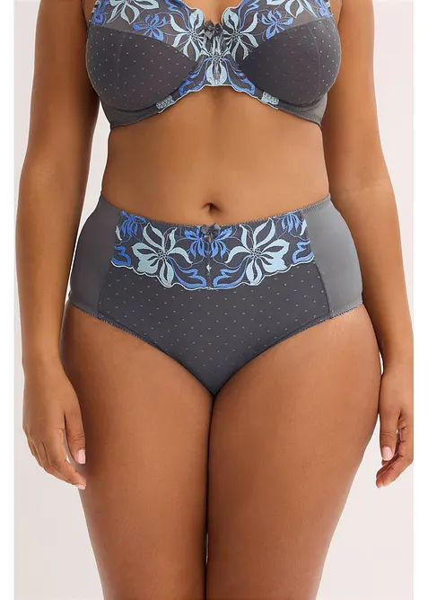 Formande trosa med s&ouml;tt broderi, bonprix