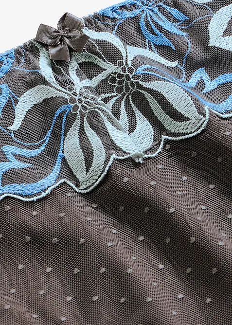 Formande trosa med s&ouml;tt broderi, bonprix