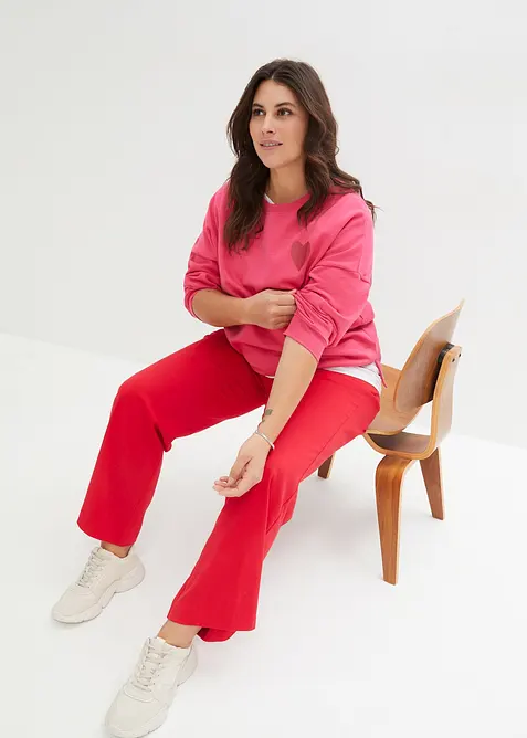 Oversizesweatshirt med ekologisk bomull, bonprix