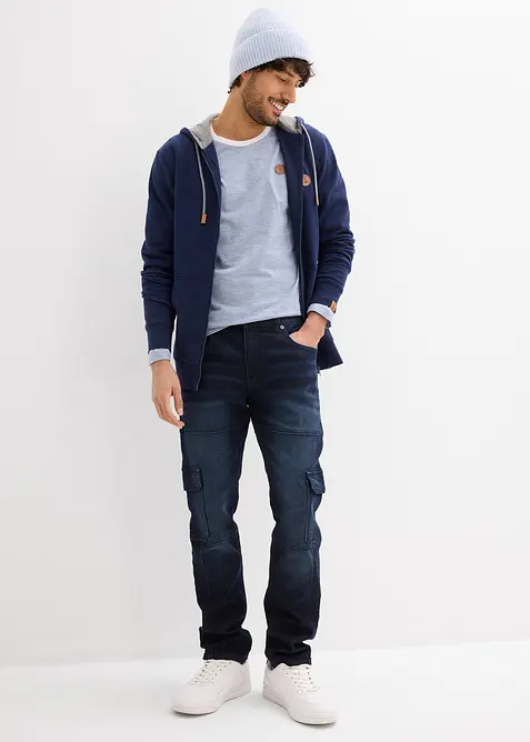 L&aring;ng&auml;rmad T-shirt i ren ekologisk bomull, bonprix