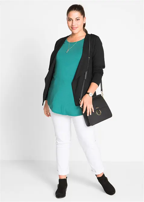 Jerseykavaj av viskosmix, bonprix