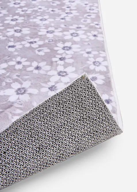 Badrumsmatta med blomm&ouml;nster, bonprix