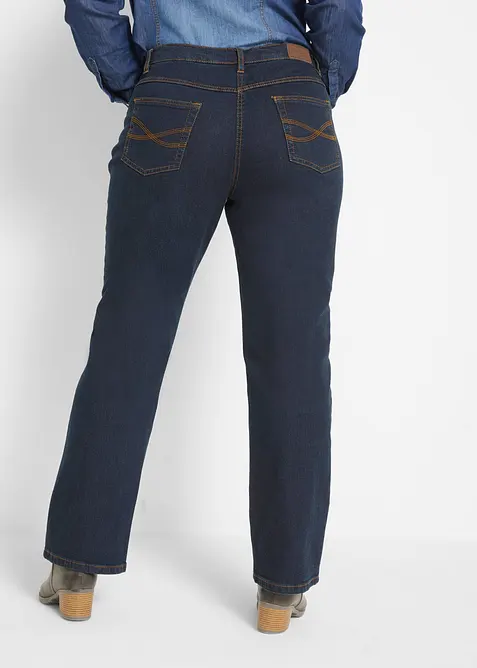Straight Stretch Jeans Mid Waist, bonprix