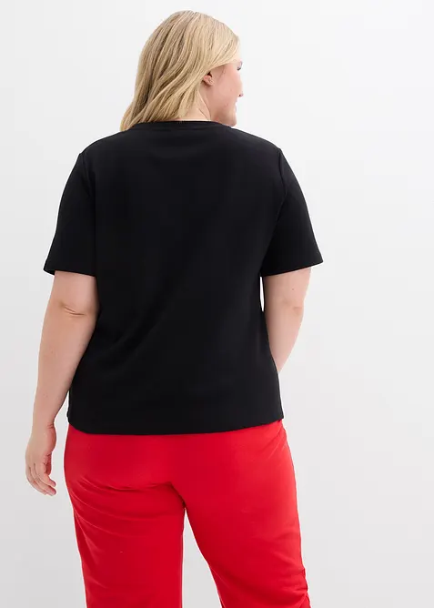 Topp i stabil jersey av ekologisk bomull (2-pack), bonprix