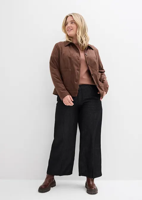 Topp av stabil jersey av ekologisk bomull (2-pack), bonprix