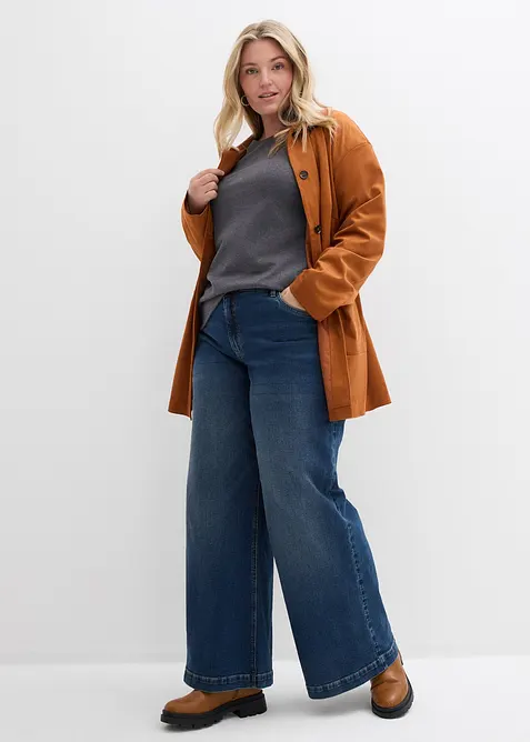 Topp i stabil jersey med ekologisk bomull (3-pack), bonprix