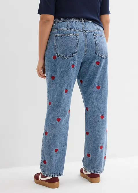 Loose Straight Jeans High Waist, bonprix