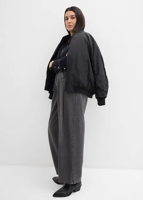 Jeans med Wide Leg och High Waist, bonprix