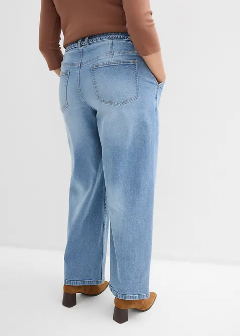 Barrel Jeans Mid Waist, bonprix