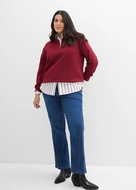 Bootcut-jeans med High Waist, bonprix