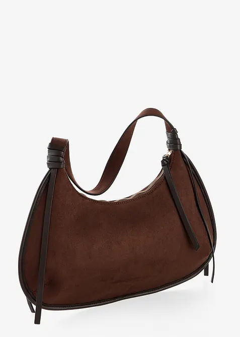 Axelremsv&auml;ska av mockaskinnimitation med passpoaler, bonprix