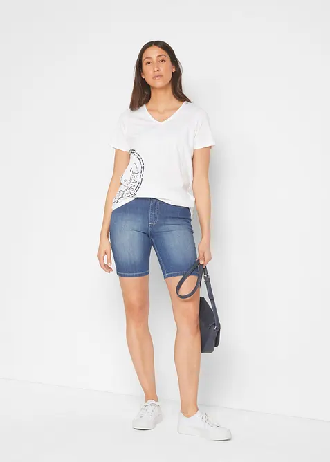 Jeans Bermudas Mid Waist, bonprix