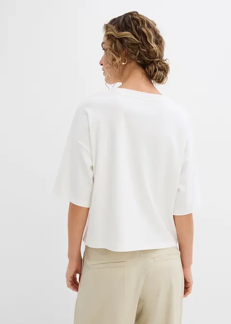 T-shirt i ren ekologisk bomull, bonprix