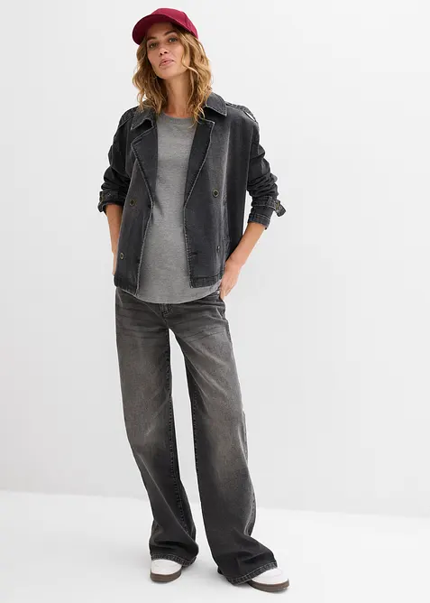 L&aring;ng&auml;rmad topp med diskret amnings&ouml;ppning, med ekologisk bomull (2-pack), bonprix