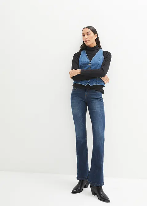 Bootcut jeans Mid Waist, Stretch, bonprix