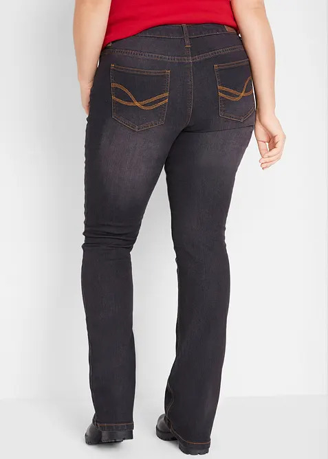 Bootcut jeans Mid Waist, Stretch, bonprix