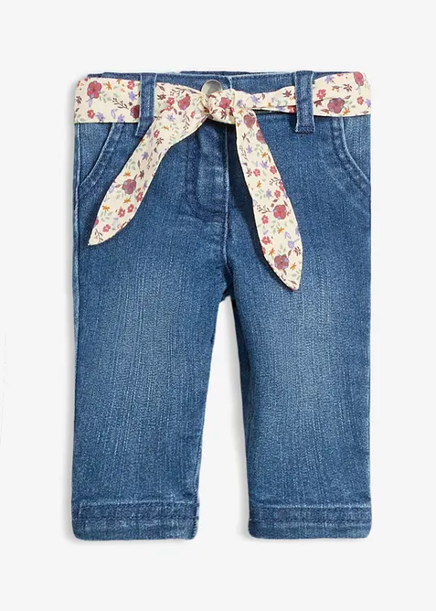 Dra p&aring;-jeans med sk&auml;rp, bonprix
