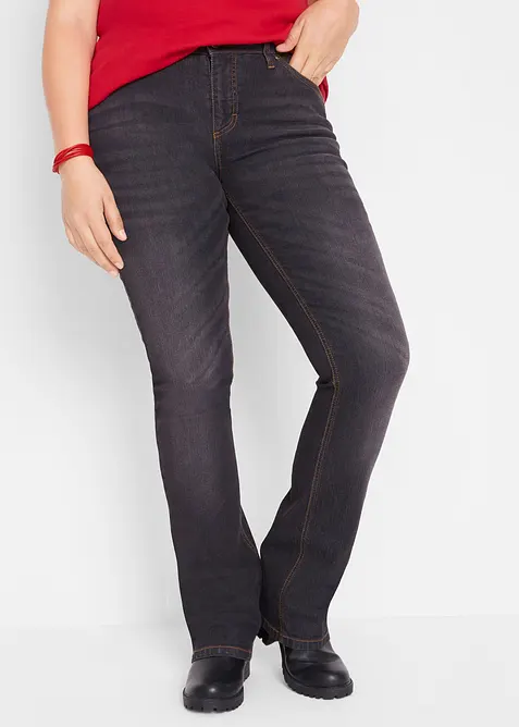 Bootcut jeans Mid Waist, Stretch, bonprix