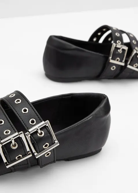 Mary Jane-skor med vadderad innersula, bonprix