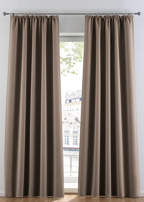 M&ouml;rkl&auml;ggande gardin, finns i flera storlekar (1 styck), bonprix