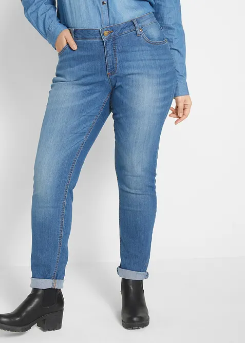 Skinny Jeans Mid Waist, Stretch, bonprix