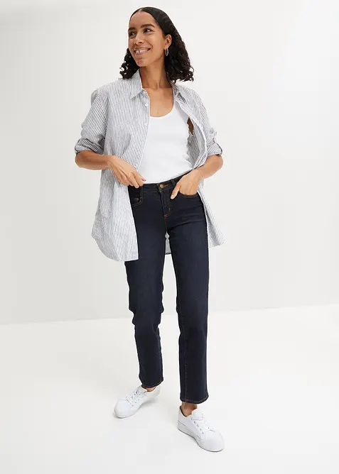 Straight jeans Mid Waist, Stretch, bonprix
