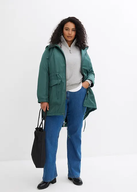 Bootcut Jeans Mid Waist, Stretch, bonprix