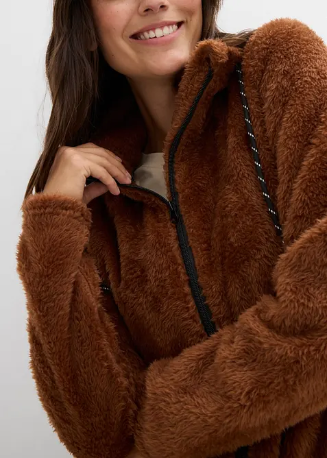 Jacka i teddyfleece, bonprix